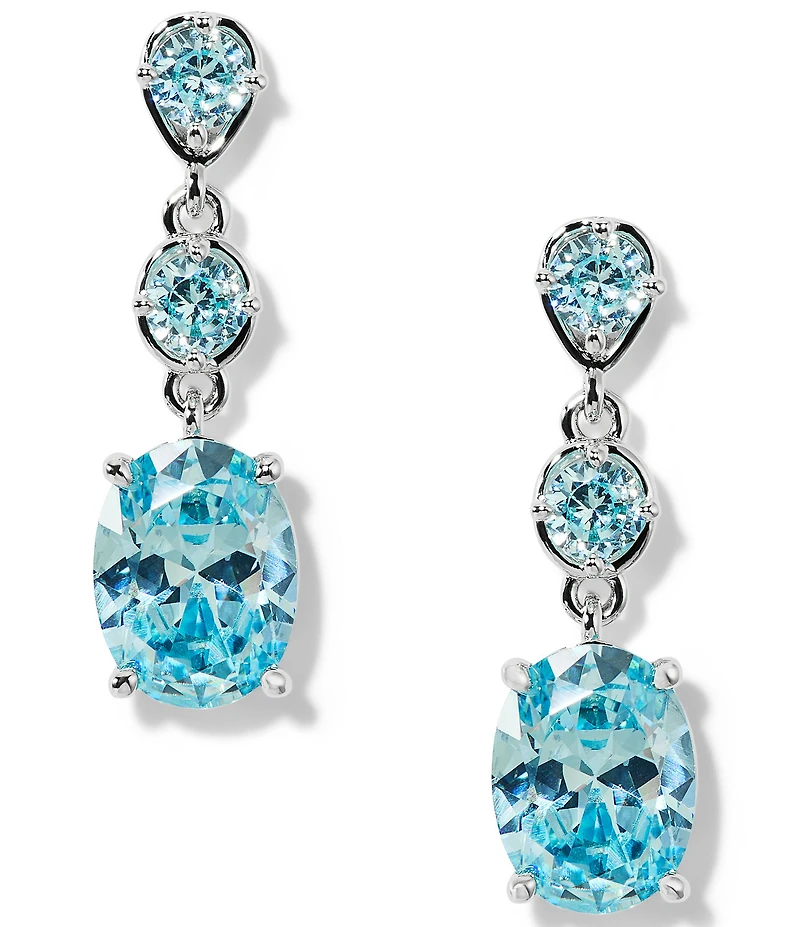 Nadri Maiden Oval Linear Earrings