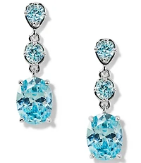 Nadri Maiden Oval Linear Earrings