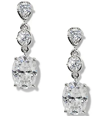 Nadri Maiden Oval Linear Earrings
