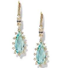 Nadri Mojito Pear Rhinestone Drop Earrings