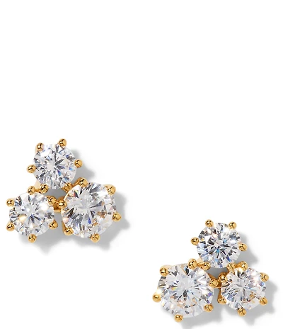 Nadri Nat Beauty Trio Stud Earrings