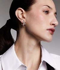 Nadri Phenom Huggie Hoop Earrings