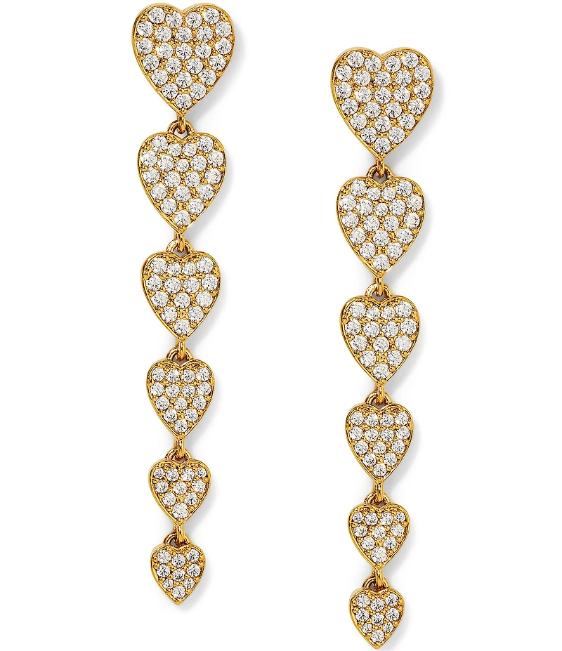 Nadri Real Love Linear Earrings