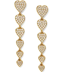 Nadri Real Love Linear Earrings