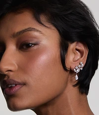 Nadri Riviera Rhinestone Cluster Drop Earrings