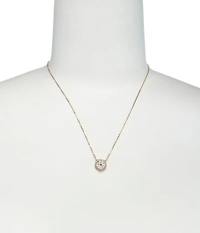 Nadri Round Cubic Zirconia Pendant Necklace