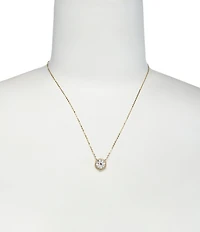 Nadri Round Cubic Zirconia Pendant Necklace