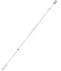 Nadri Siren Pearl Beaded Bolo Line Bracelet