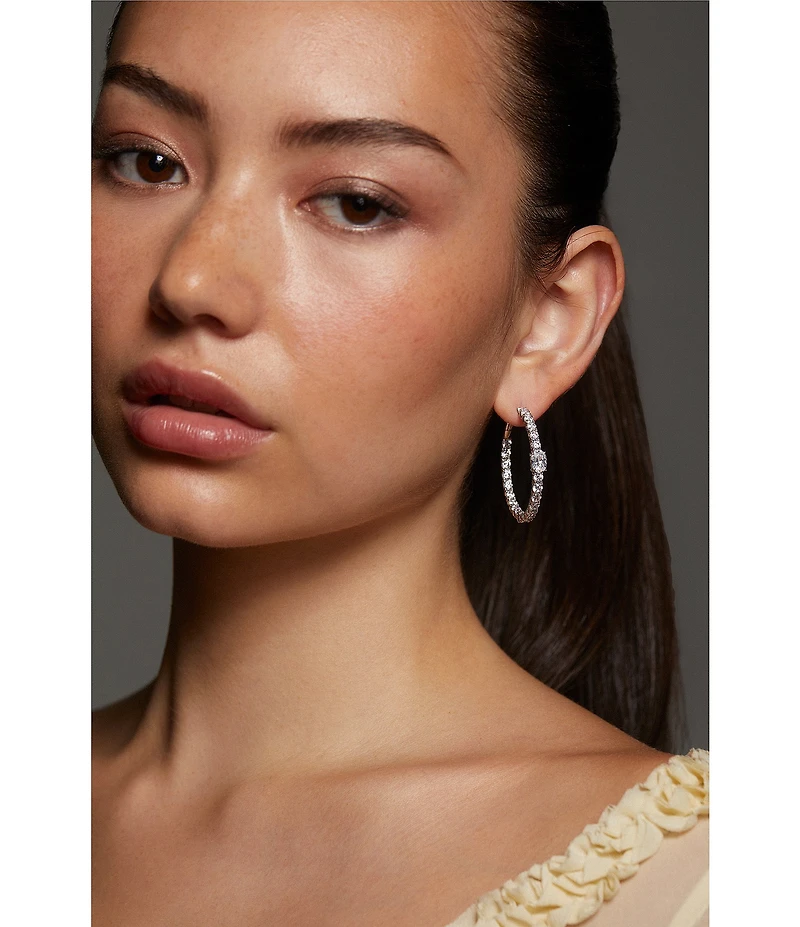 Nadri Stellar Hoop Earrings
