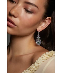 Nadri Stellar Multi Feather Drop Earrings