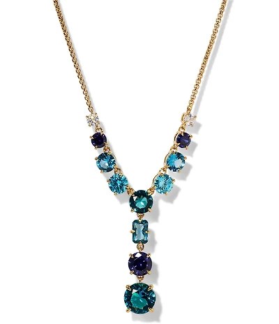 Nadri Stellar Multi Ombre Y Necklace