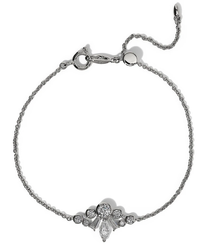 Nadri Under The Sea Crown Crystal Bracelet