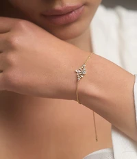 Nadri Under The Sea Crown Crystal Bracelet