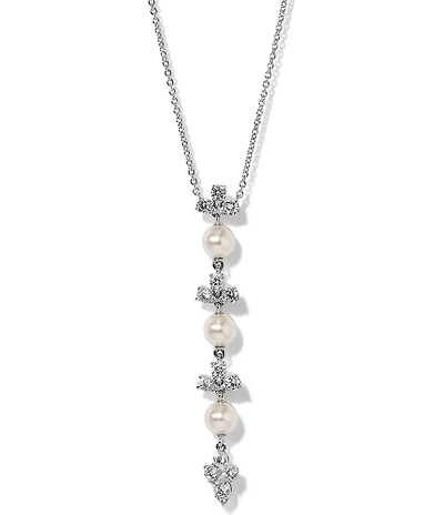 Nadri Venus Multi Pearl Y-Necklace