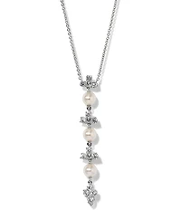 Nadri Venus Multi Pearl Y-Necklace