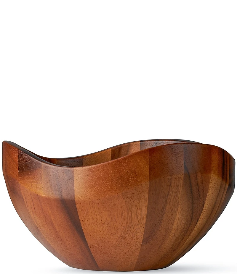 Nambe Billow Salad Bowl with Servers