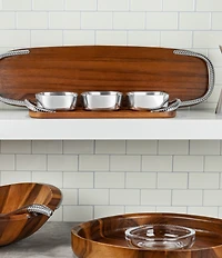 Nambe Braid Condiment Trio