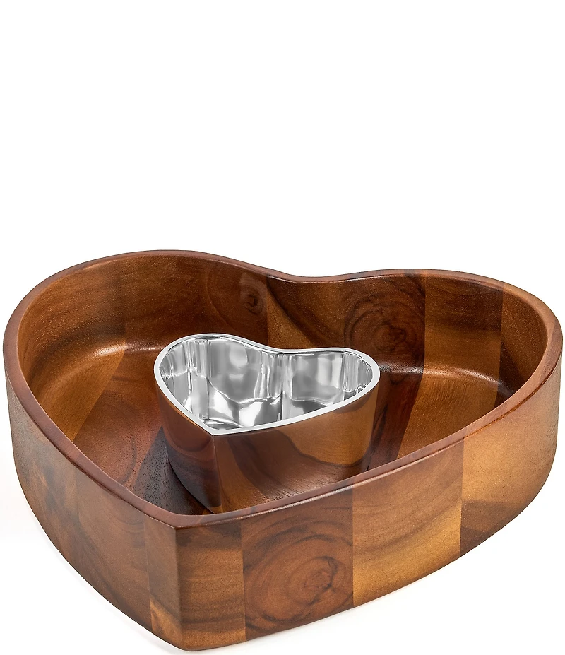 Nambe Eat Your Heart Out Chip And Dip