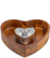 Nambe Eat Your Heart Out Chip And Dip