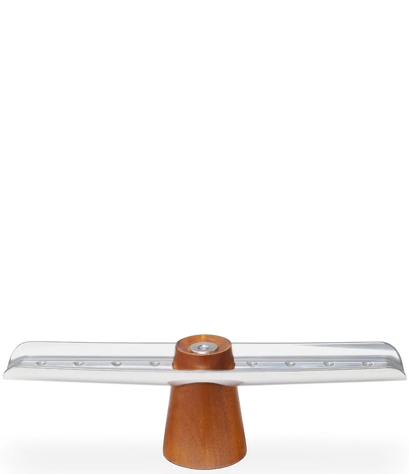 Nambe Holiday Classic Hanukkah Menorah Candle Holder