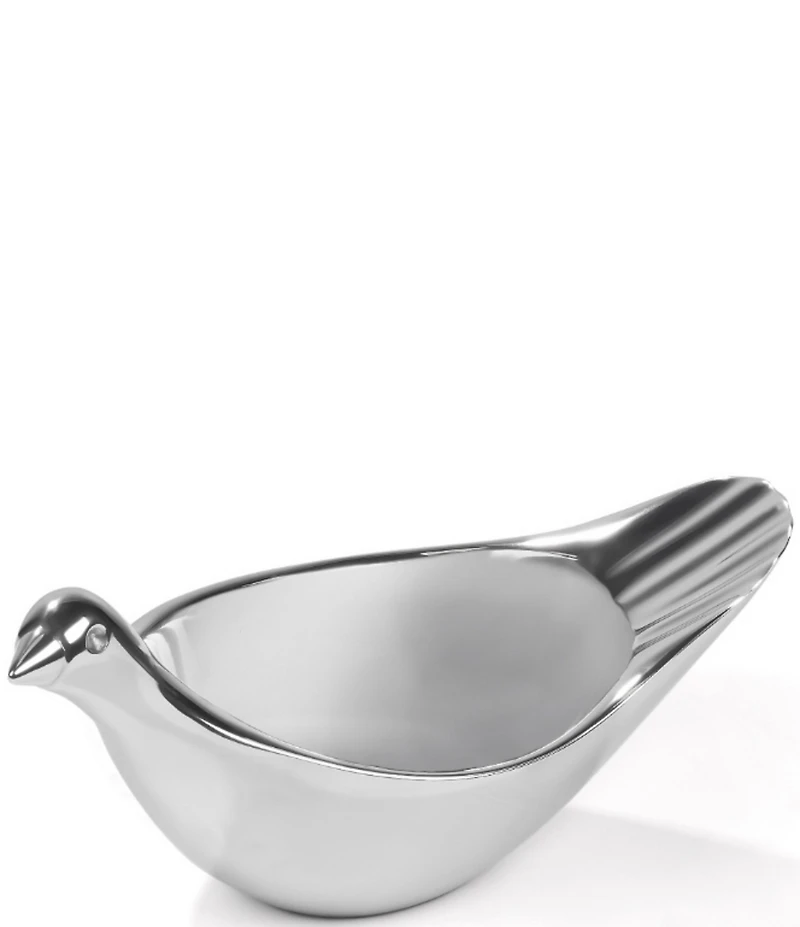 Nambe Holiday Dove Of Peace Bowl