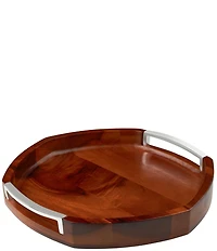 Nambe Rivet Handed Tray