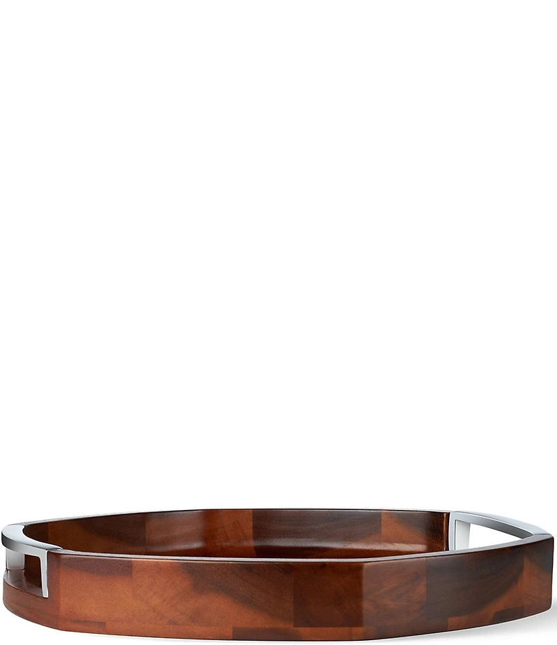 Nambe Rivet Handed Tray