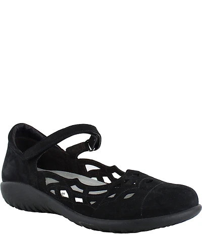 Naot Agathis Nubuck Suede Mary Jane Flats