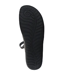 Naot Arataki Perforated Leather Hook-and-Loop Slingback Mary Jane Flats