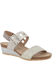 Naot Dynasty Wedge Slingback Sandals