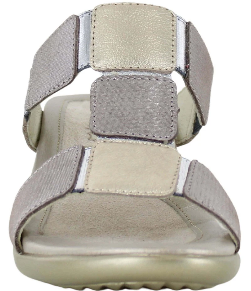 Naot Form Leather Slide Block Heel Sandals