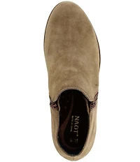Naot Helm Suede Ankle Booties