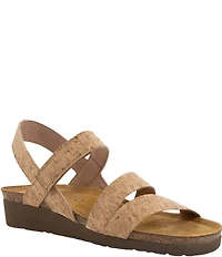 Naot Kayla Cork Banded Wedge Sandals