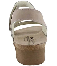 Naot Kayla Nubuck Suede Banded Wedge Sandals