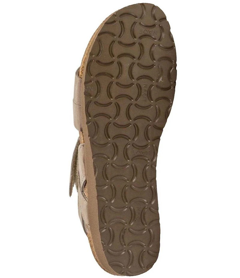 Naot Kayla Nubuck Suede Banded Wedge Sandals