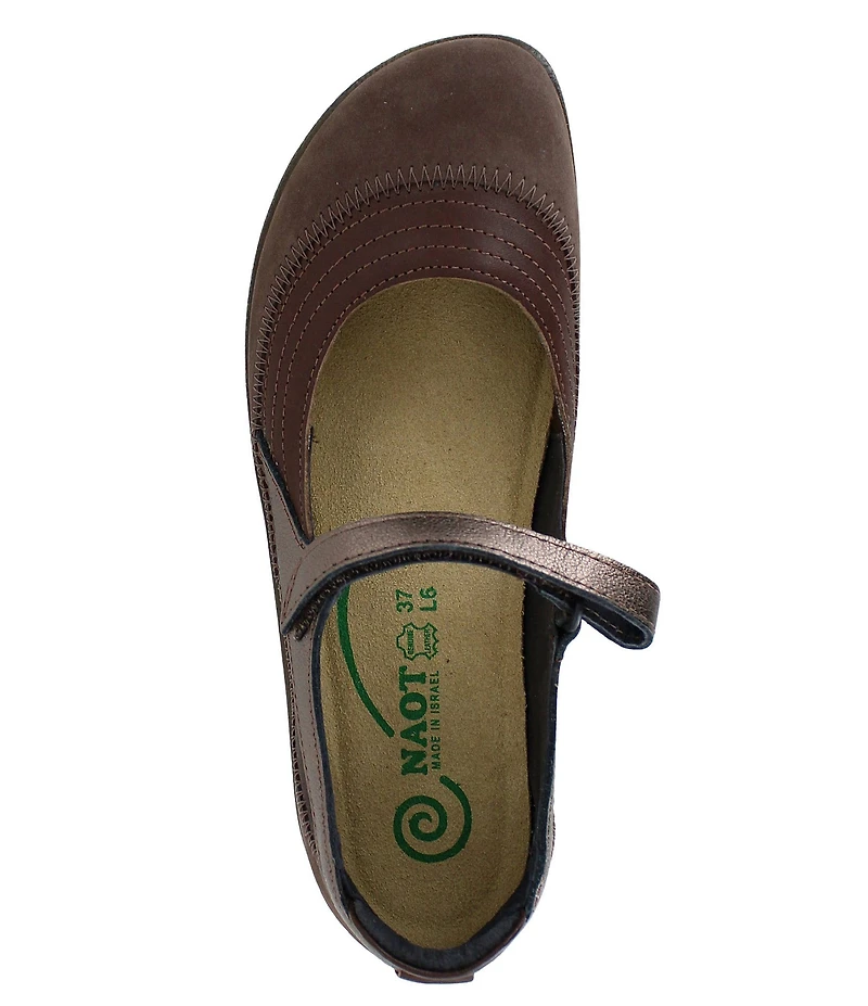 Naot Kirei Leather and Suede Mary Janes