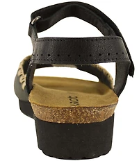 Naot Luna Leather Whipstitch Ankle Strap Sandals