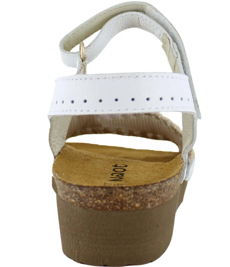 Naot Luna Leather Whipstitch Ankle Strap Sandals