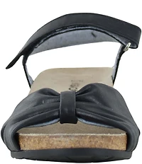 Naot Madame Leather Knotted Ankle Strap Sandals