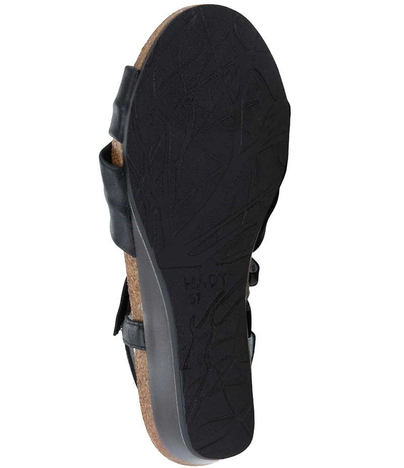 Naot Madame Leather Knotted Ankle Strap Sandals