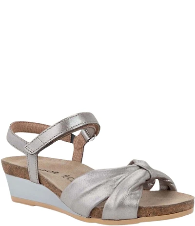 Naot Madame Leather Knotted Ankle Strap Sandals