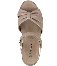 Naot Madame Leather Knotted Ankle Strap Sandals