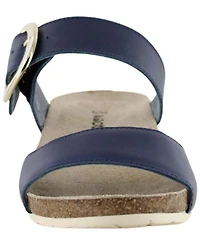 Naot Magic Leather Wedge Slide Sandals