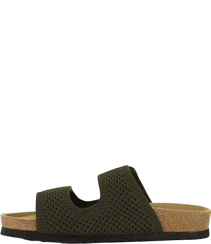 Naot Miami Double Banded Knitted Slide Sandals