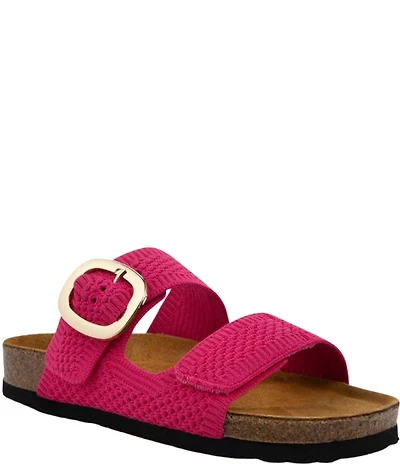 Naot Miami Double Banded Knitted Slide Sandals