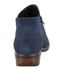 Naot Nefasi-Aura Nubuck Suede Brogue Detail Booties