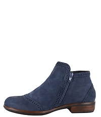 Naot Nefasi-Aura Nubuck Suede Brogue Detail Booties