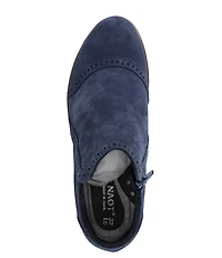 Naot Nefasi-Aura Nubuck Suede Brogue Detail Booties