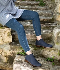 Naot Nefasi-Aura Nubuck Suede Brogue Detail Booties
