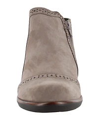 Naot Nefasi-Aura Nubuck Suede Brogue Detail Booties